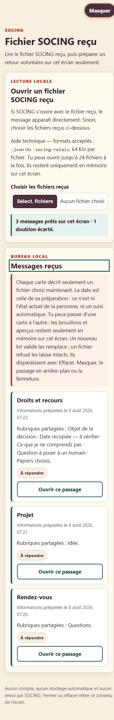 Bureau RELAIS côté professionnel dans l'extension SOCING.
